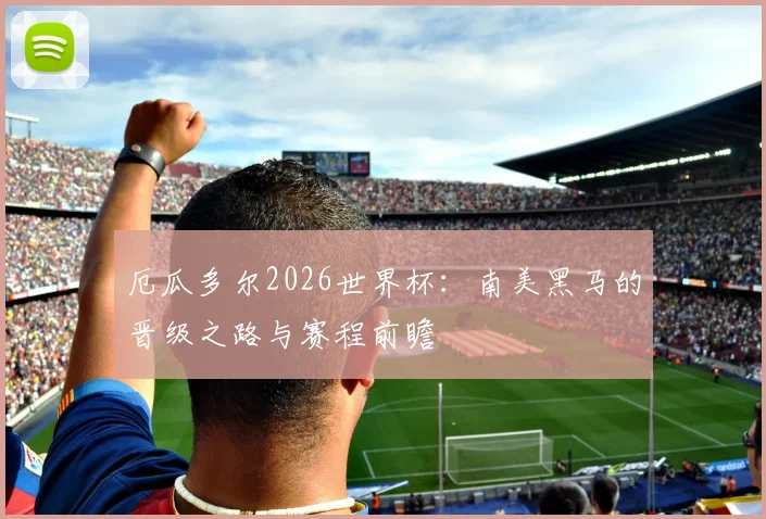 厄瓜多尔2026世界杯：南美黑马的晋级之路与赛程前瞻